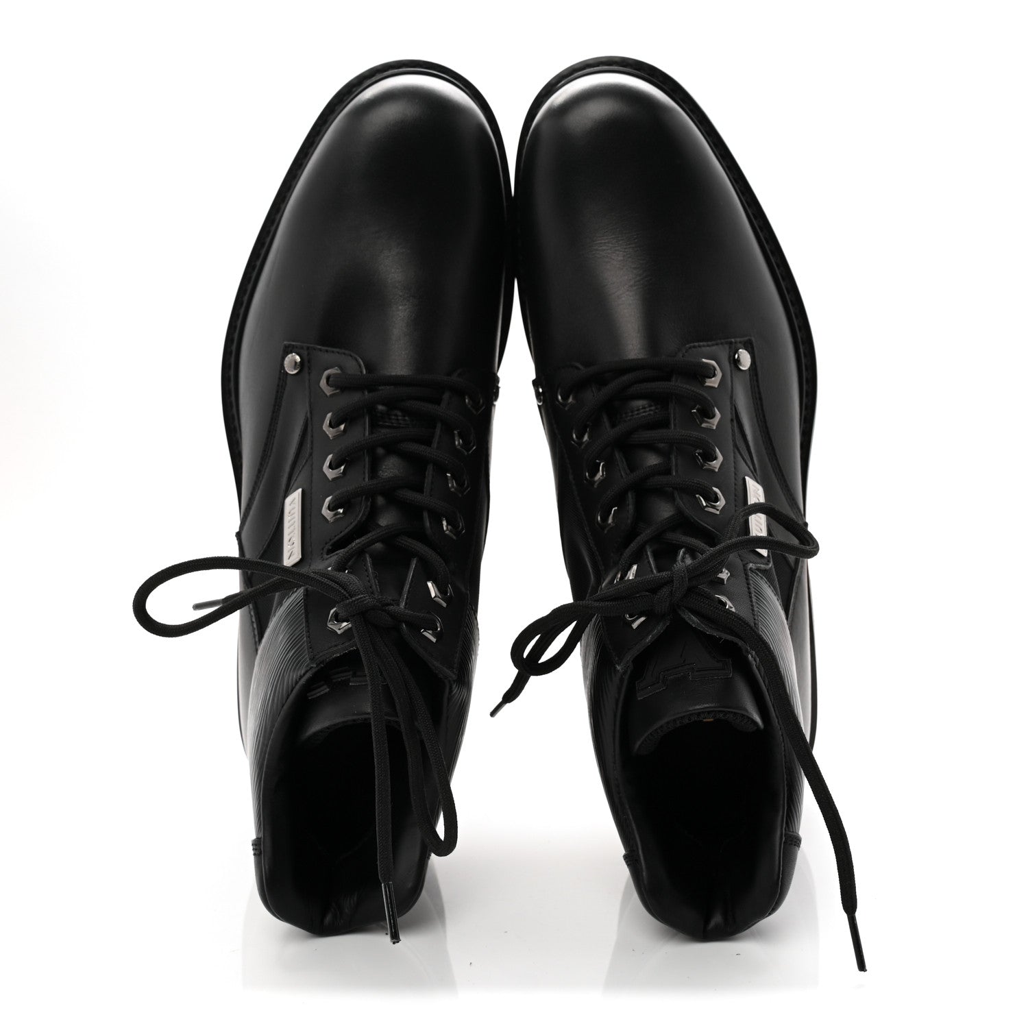 Louis Vuitton Calfskin Epi Oberkampf Ankle Boots 9.5 Black 5 of 9