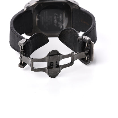 Cartier ADLC Titanium Nylon 41mm Santos 100 Chronograph Automatic Watch Black 6 of 6