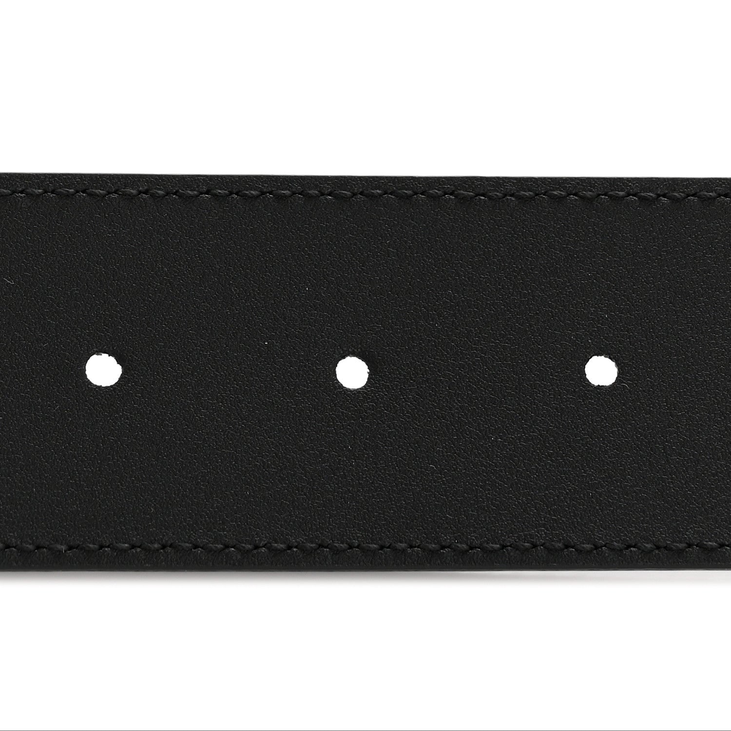 Gucci Moon Calfskin Pearl Double G 40mm 75 30 Belt Black Cream 4 of 8