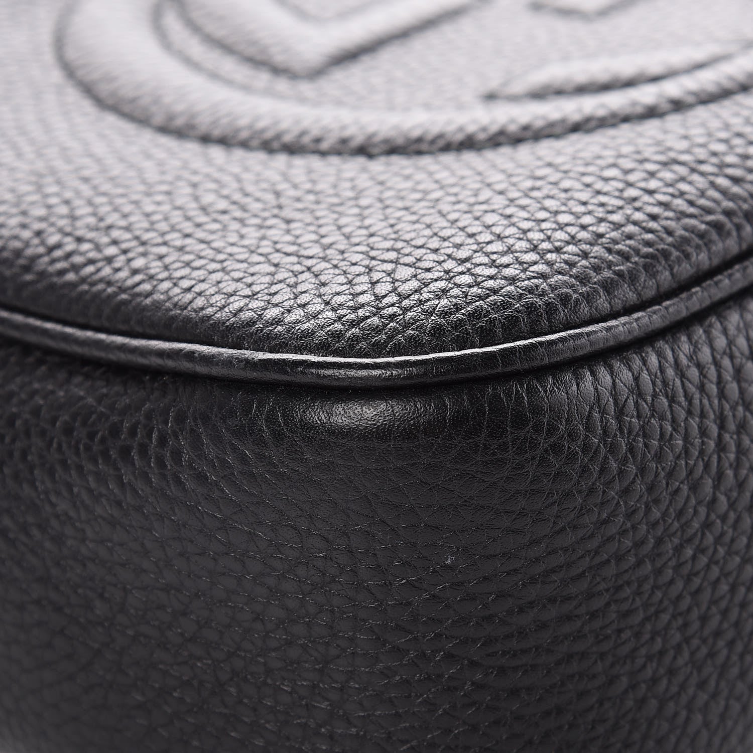 Gucci Pebbled Calfskin Small Soho Disco Bag Black 8 of 11
