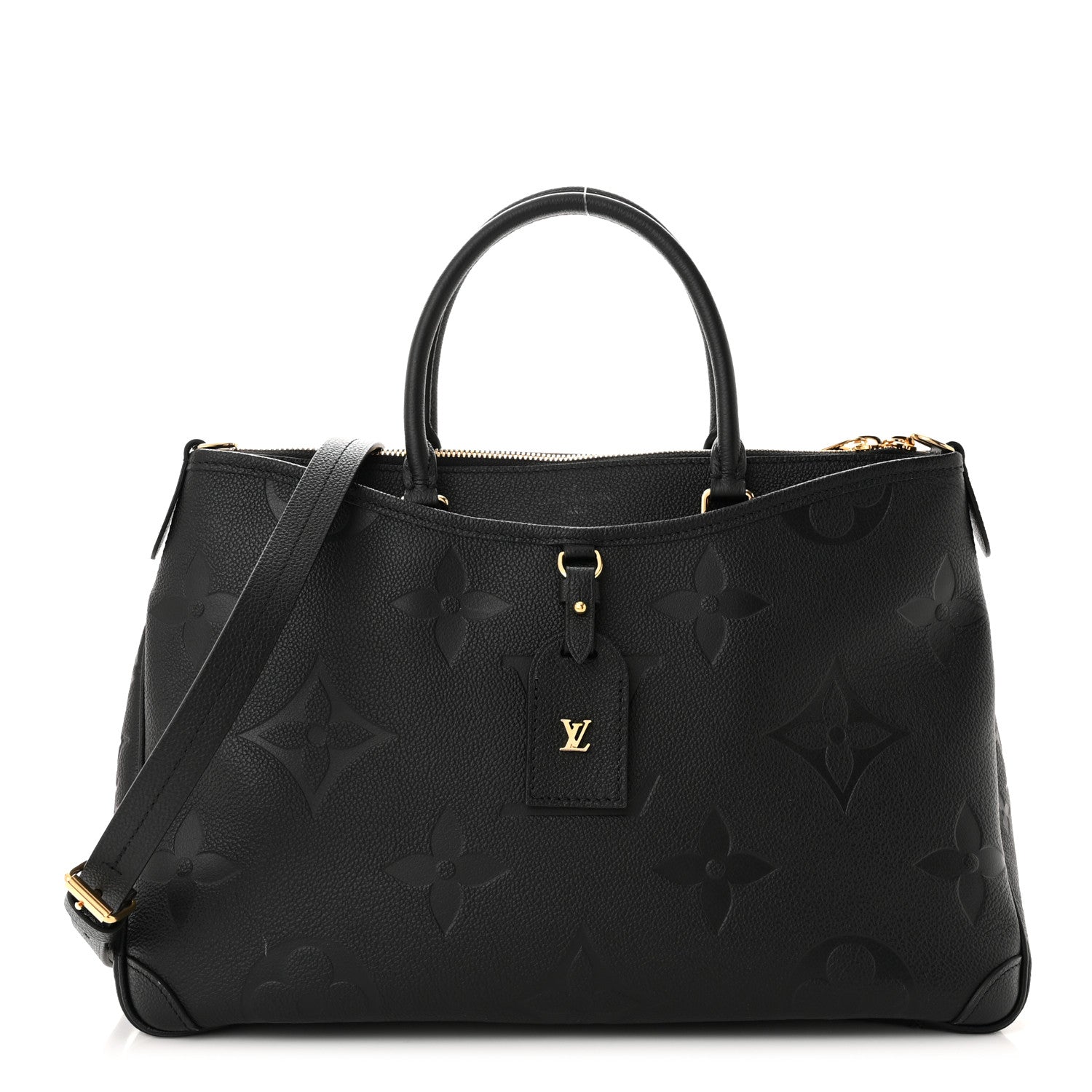 Louis Vuitton Empreinte Monogram Giant Trianon MM Black 1 of 9