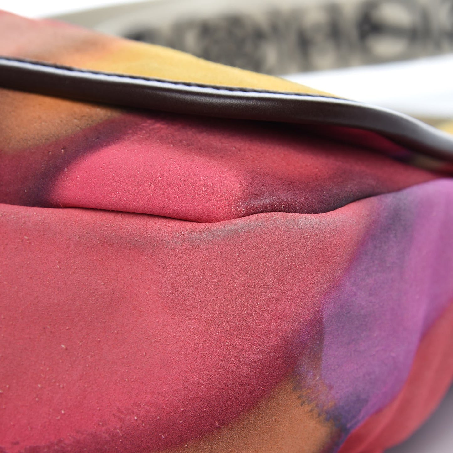 Printed Ultra Soft Lambskin Medium Flower Power Messenger