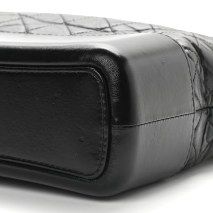 Chanel Aged Calfskin Quilted Medium Gabrielle Hobo Black 9 of 9