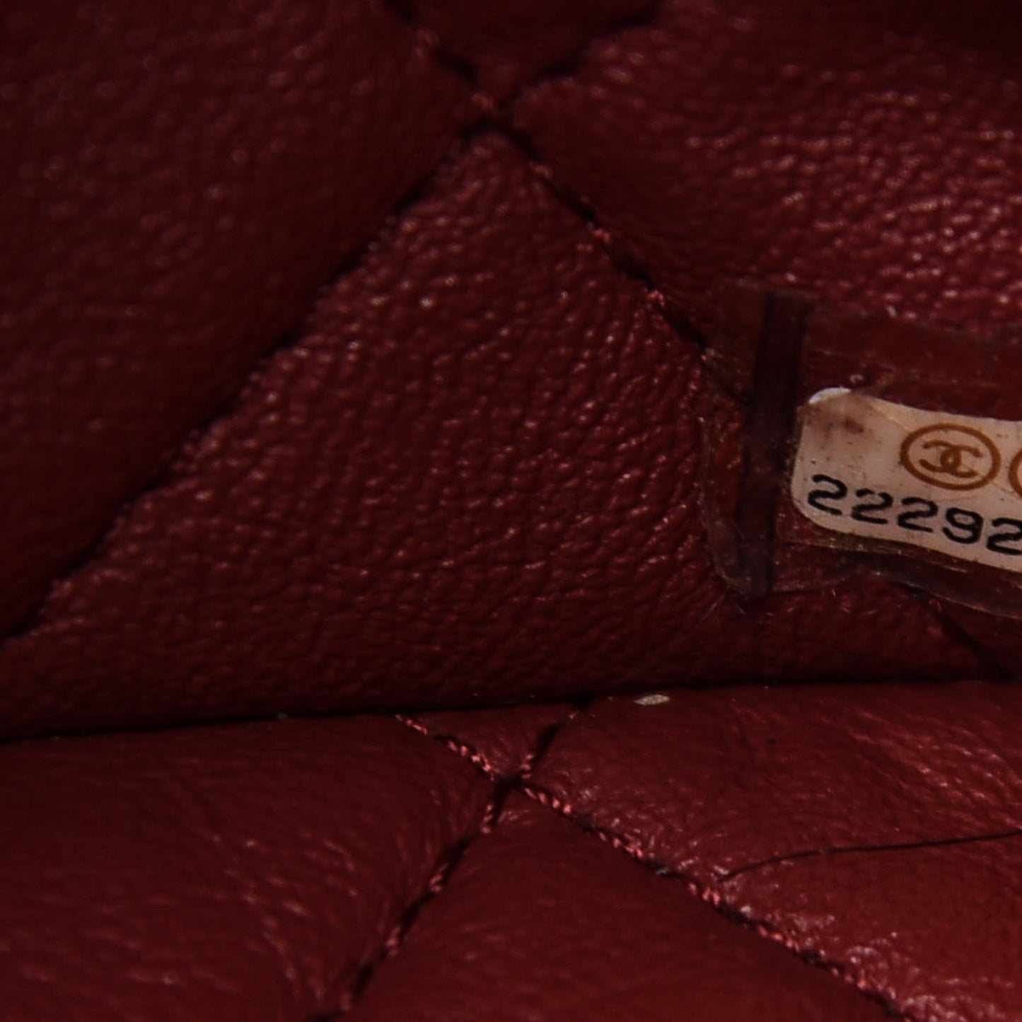 Calfskin Stitched Medium Urban Luxury Drawstring Backpack Dark Red