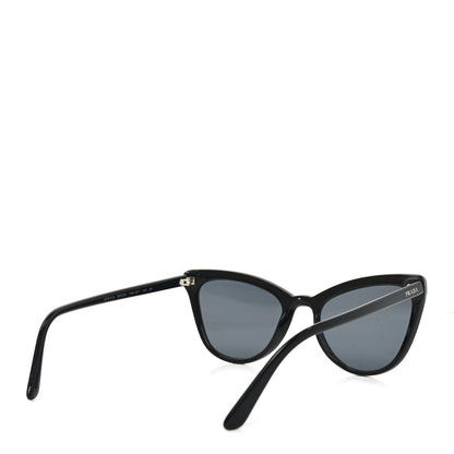 Prada Acetate Cat Eye Sunglasses SPR 01V Black 4 of 7