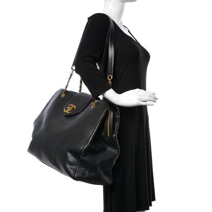 Chanel Caviar XL Weekender Bag Black 2 of 12