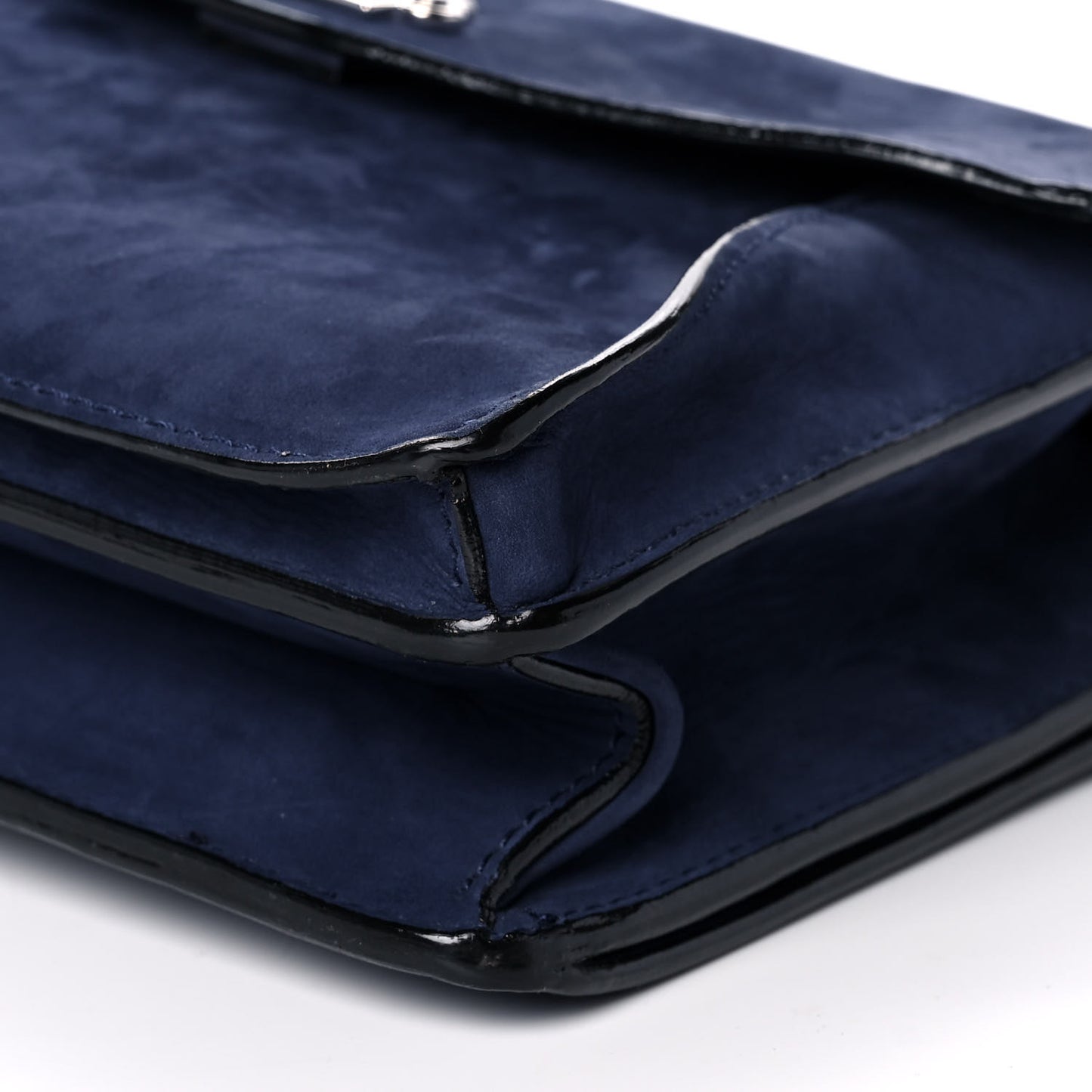 Nubuck Medium Hava Top Handle Bag Indigo