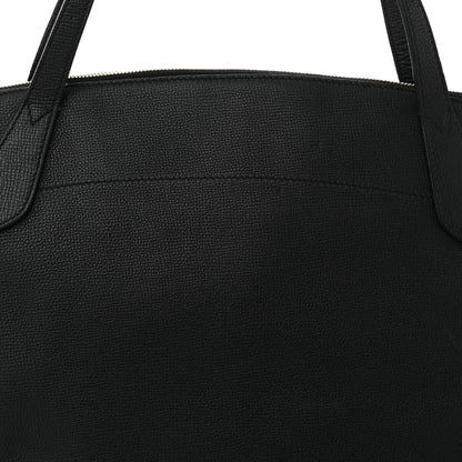 Burberry Derby Calfskin House Check Medium Welburn Tote  Black 8 of 11