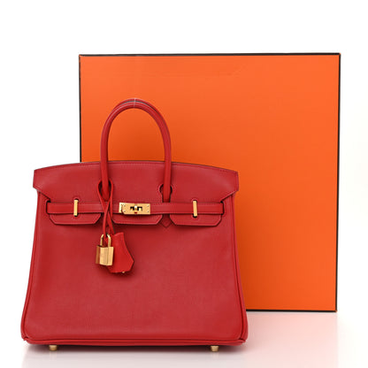 Hermes Swift Birkin 25 Rouge Casaque 13 of 13