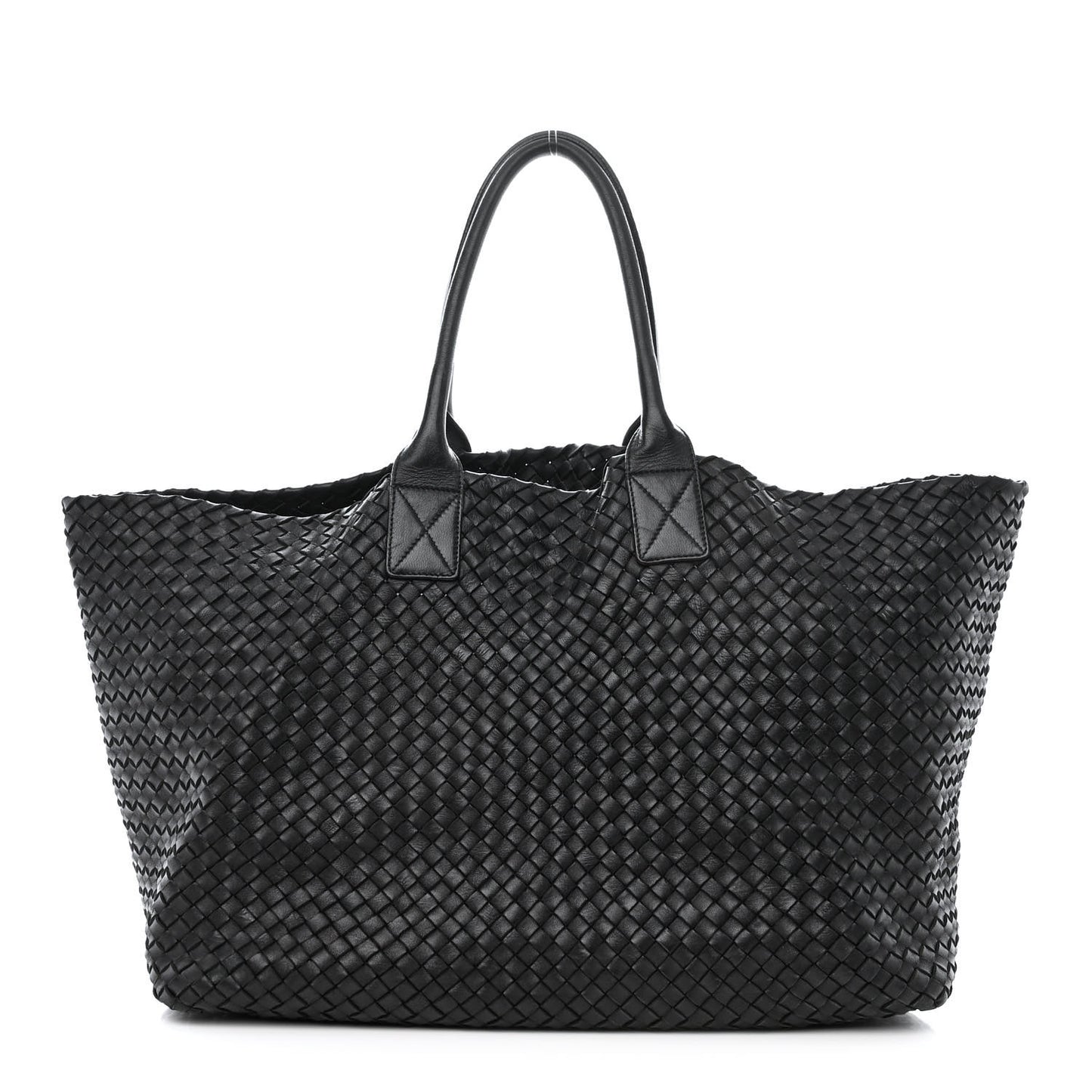 Nappa Intrecciato Large Cabat Black