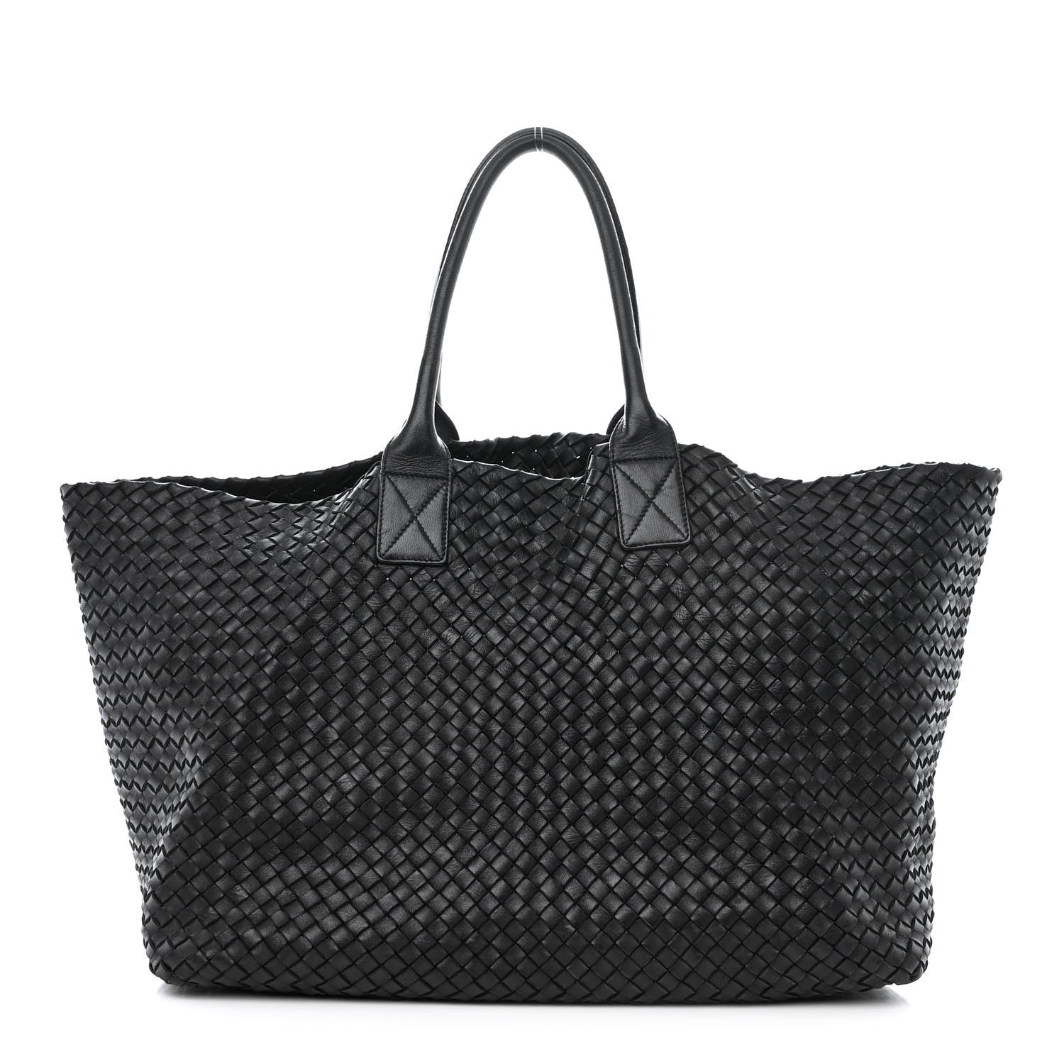 Bottega Veneta Nappa Intrecciato Large Cabat Black 1 of 16