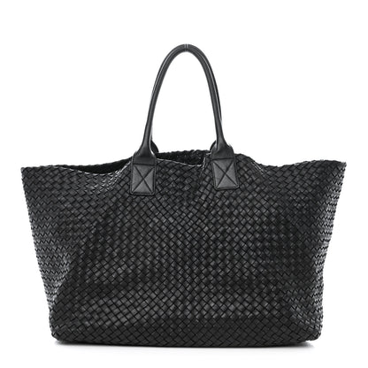 Bottega Veneta Nappa Intrecciato Large Cabat Black 1 of 16