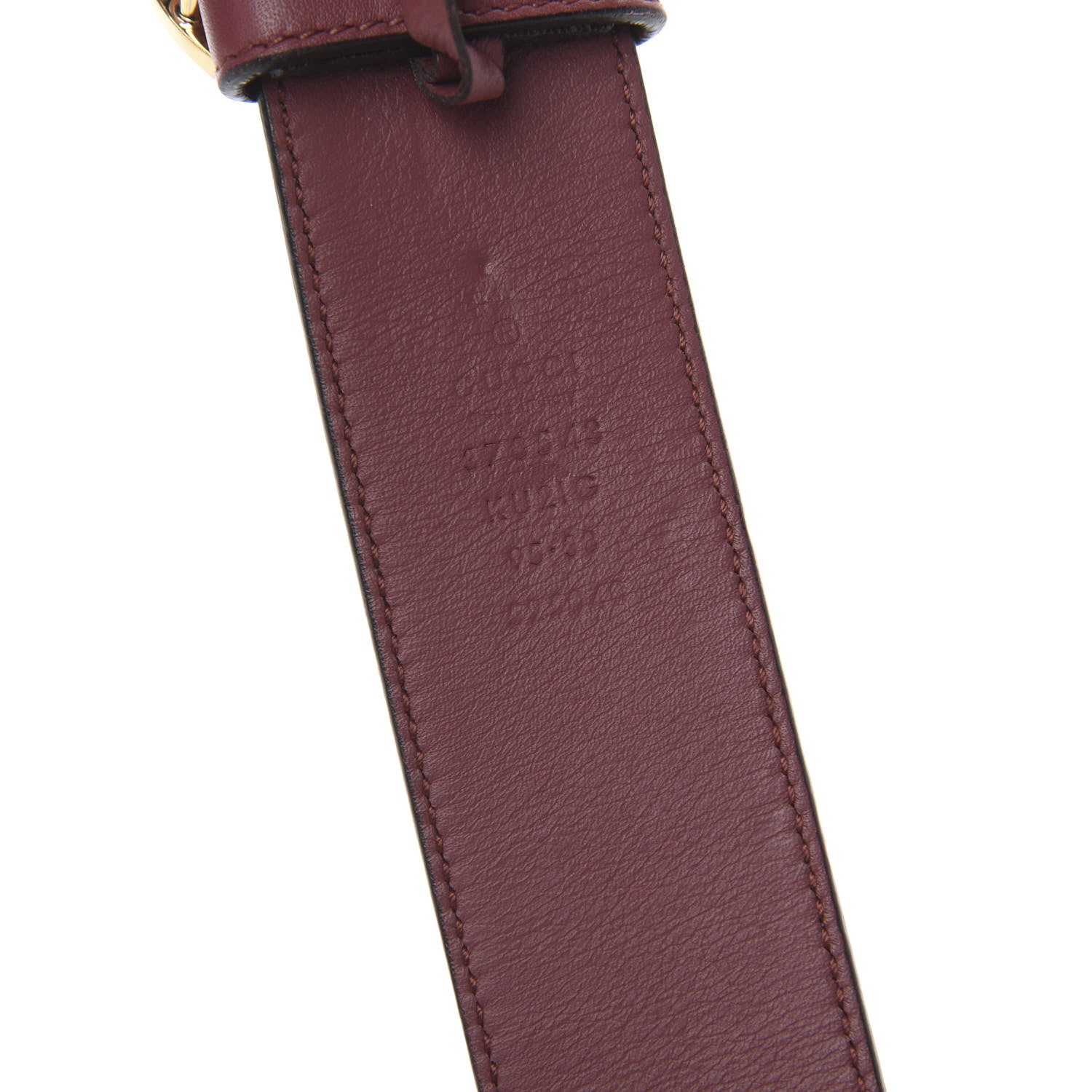 Gucci GG Supreme Monogram Blooms Moon Calfskin Interlocking G 37mm Belt 95 38 Beige Ebony Multicolor Dry Rose 3 of 5