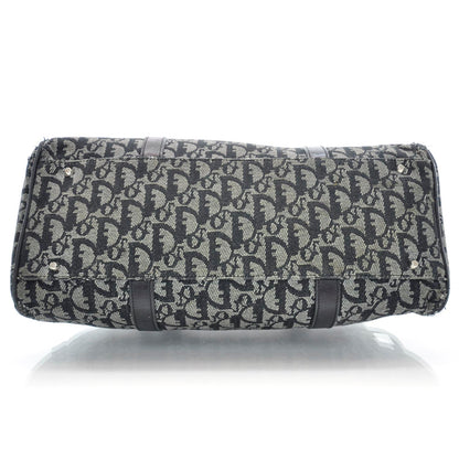 Christian Dior Denim Monogram Charms Boston Black 6 of 12