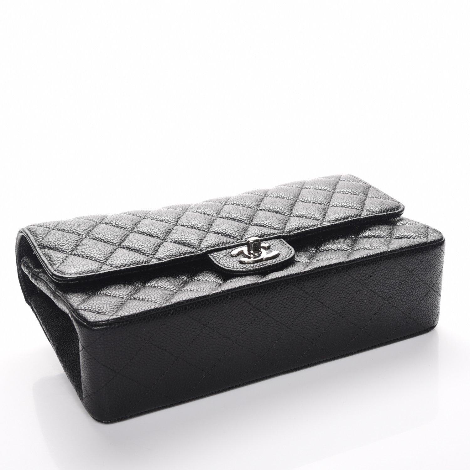 Chanel Caviar Quilted Medium Double Flap Black 4 of 9