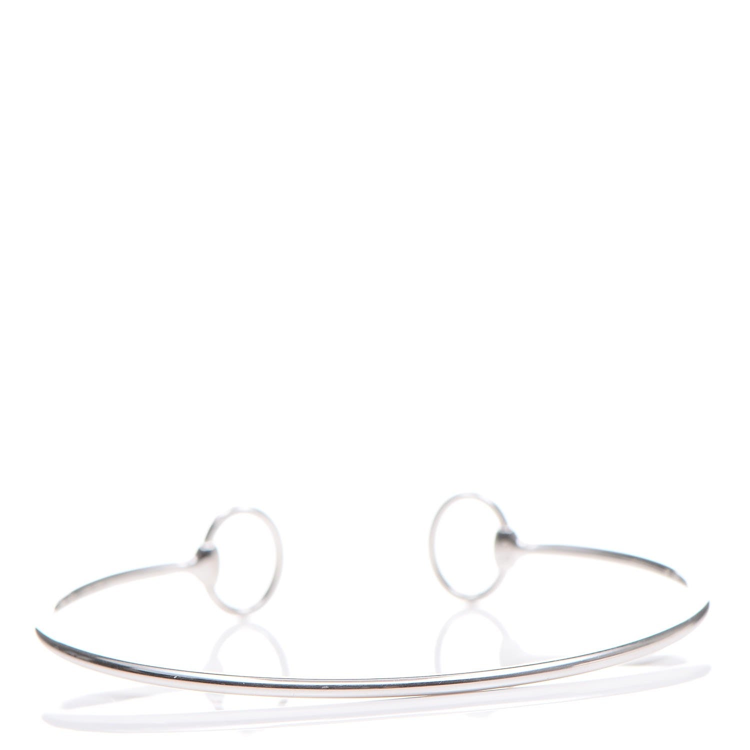 Hermes 18K White Gold Nausicaa PM Bracelet Small 5 of 8