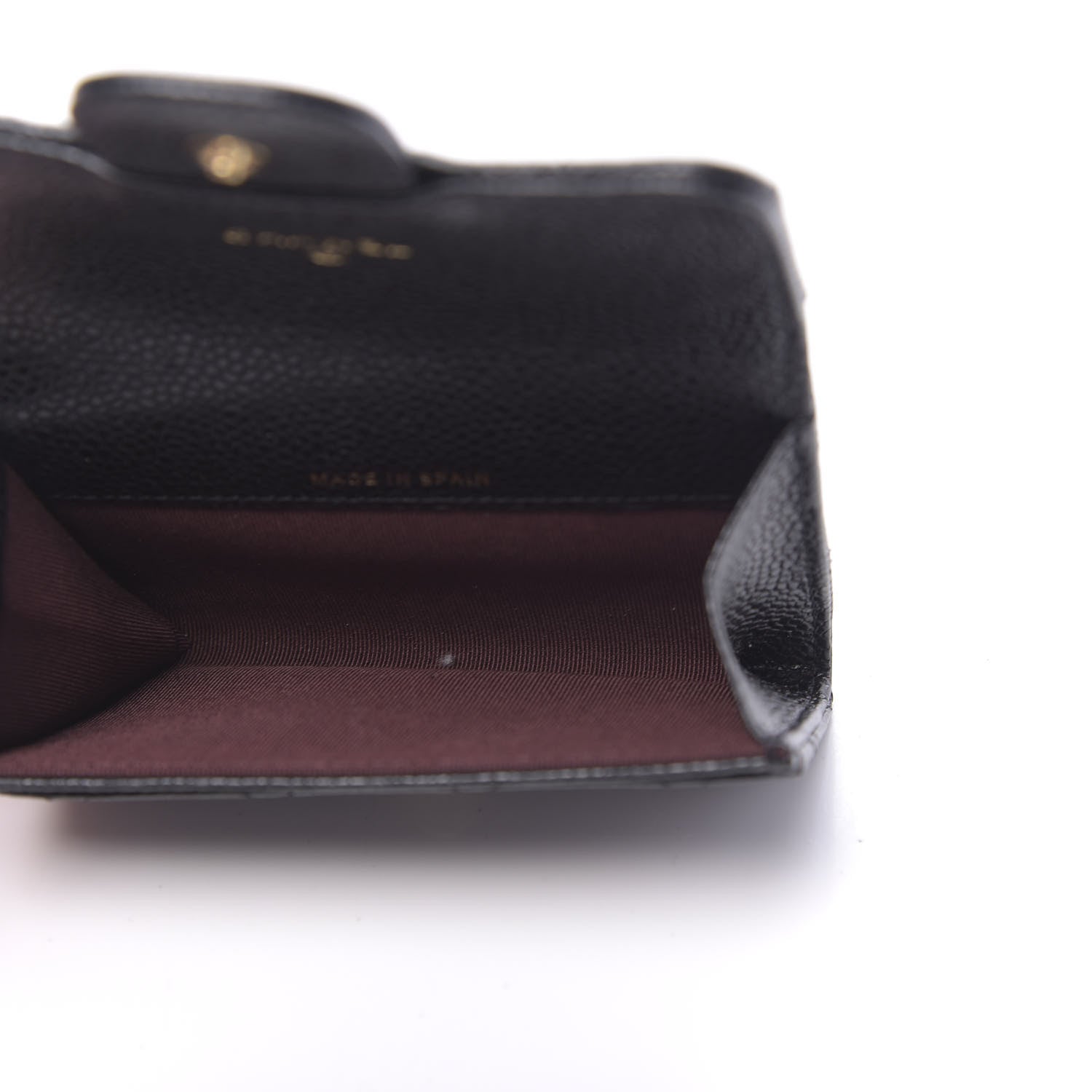 Chanel Caviar Quilted Flap Card Holder Black 5 of 9