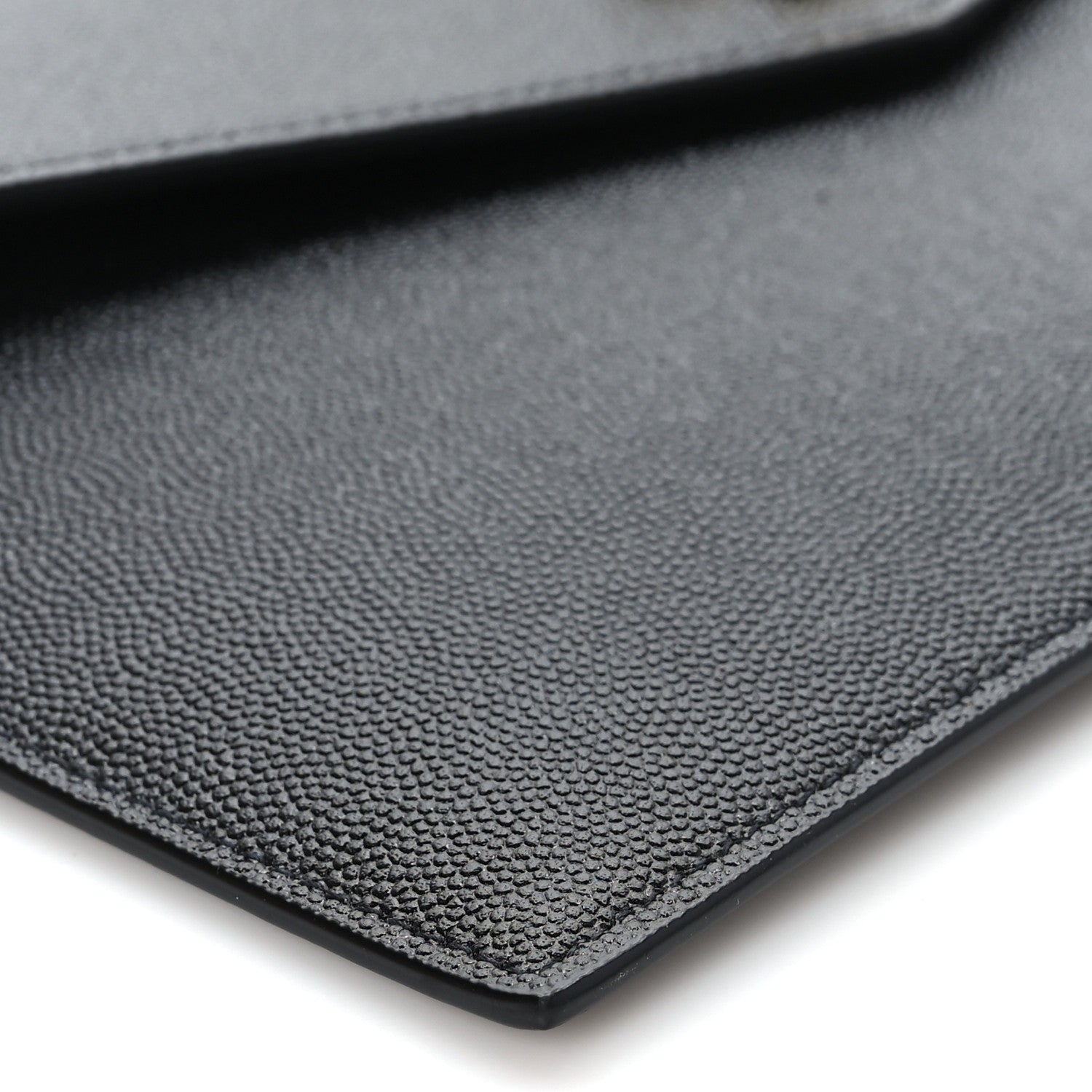 Saint Laurent Grain De Poudre Uptown Pouch Black 7 of 8