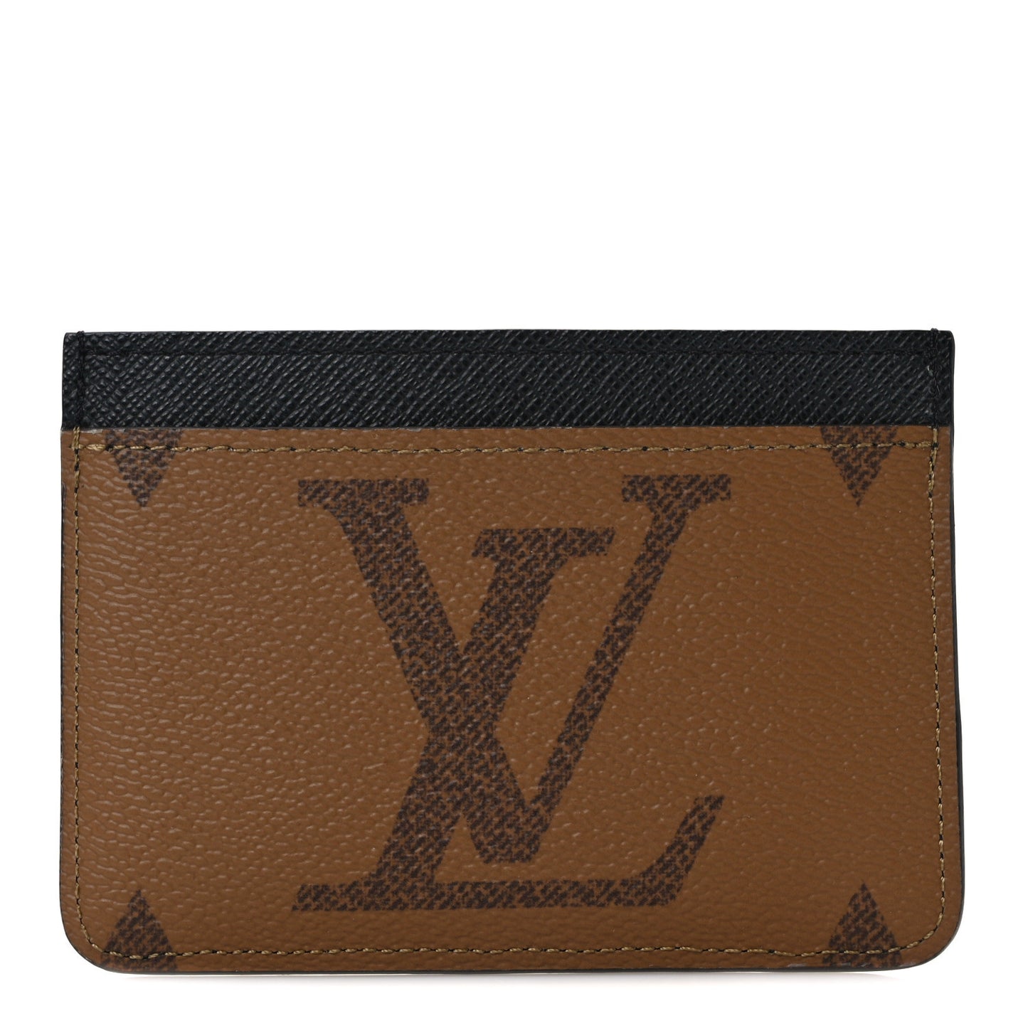 Reverse Monogram Side Up Card Holder