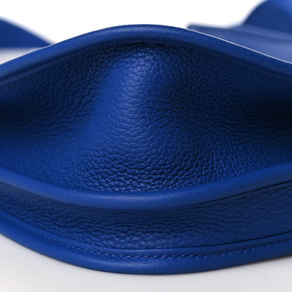 Hermes Taurillon Clemence Evelyne III PM Bleu Royal 8 of 10
