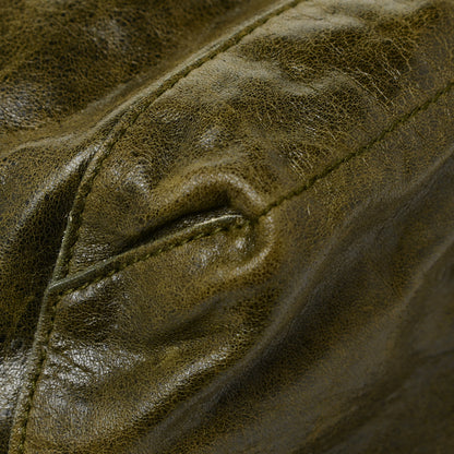 Balenciaga Agneau Classic Hardware Day Hobo Olive 14 of 18