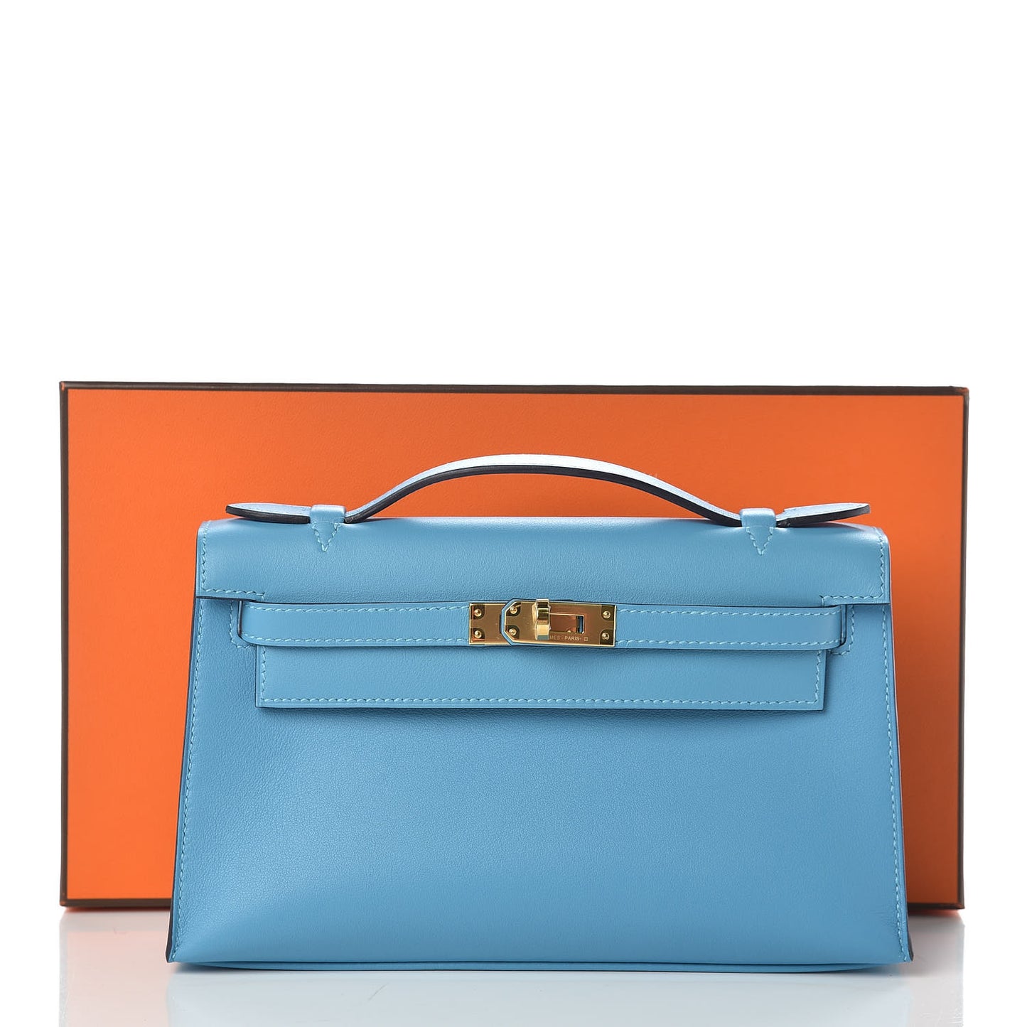 Swift Kelly Pochette Clutch Bleu Du Nord