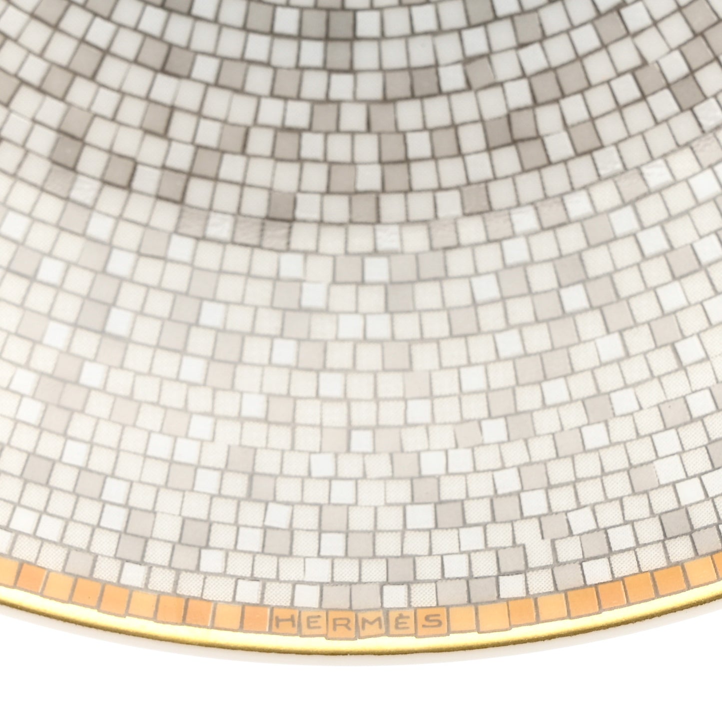 Porcelain Mosaique Au 24 Bread And Butter Plate Set of 2 Gold
