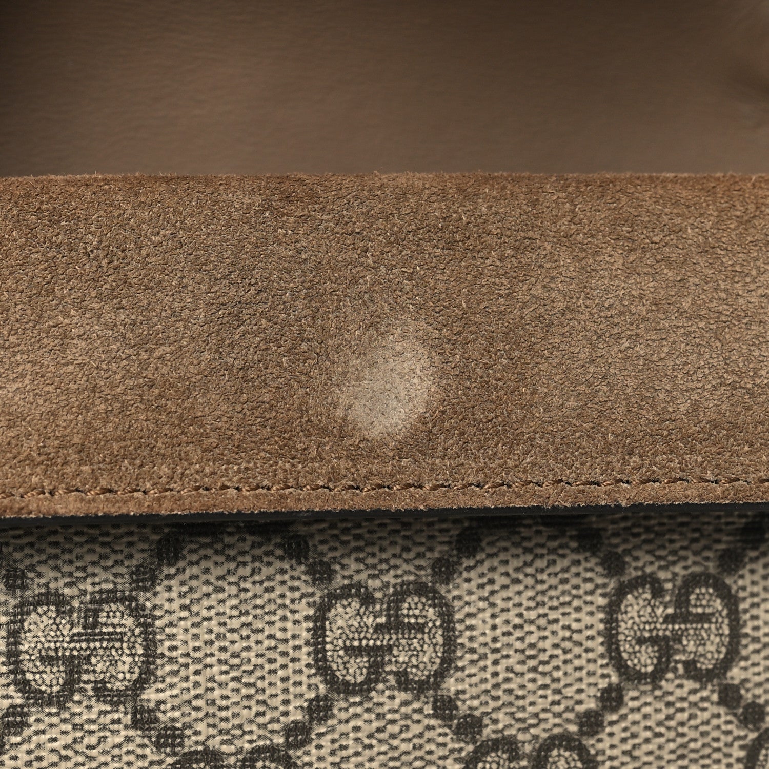 Gucci GG Supreme Monogram Super Mini Dionysus Shoulder Bag Taupe 10 of 10