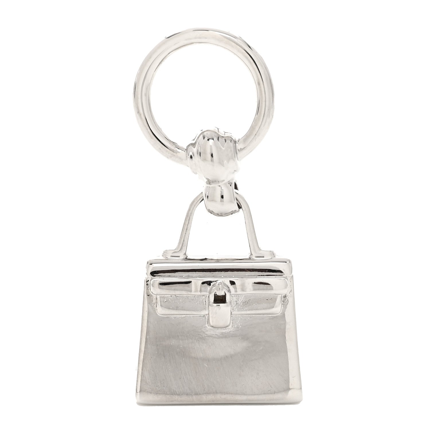 Hermes Palladium Mini Kelly Twilly Ring 1 of 4