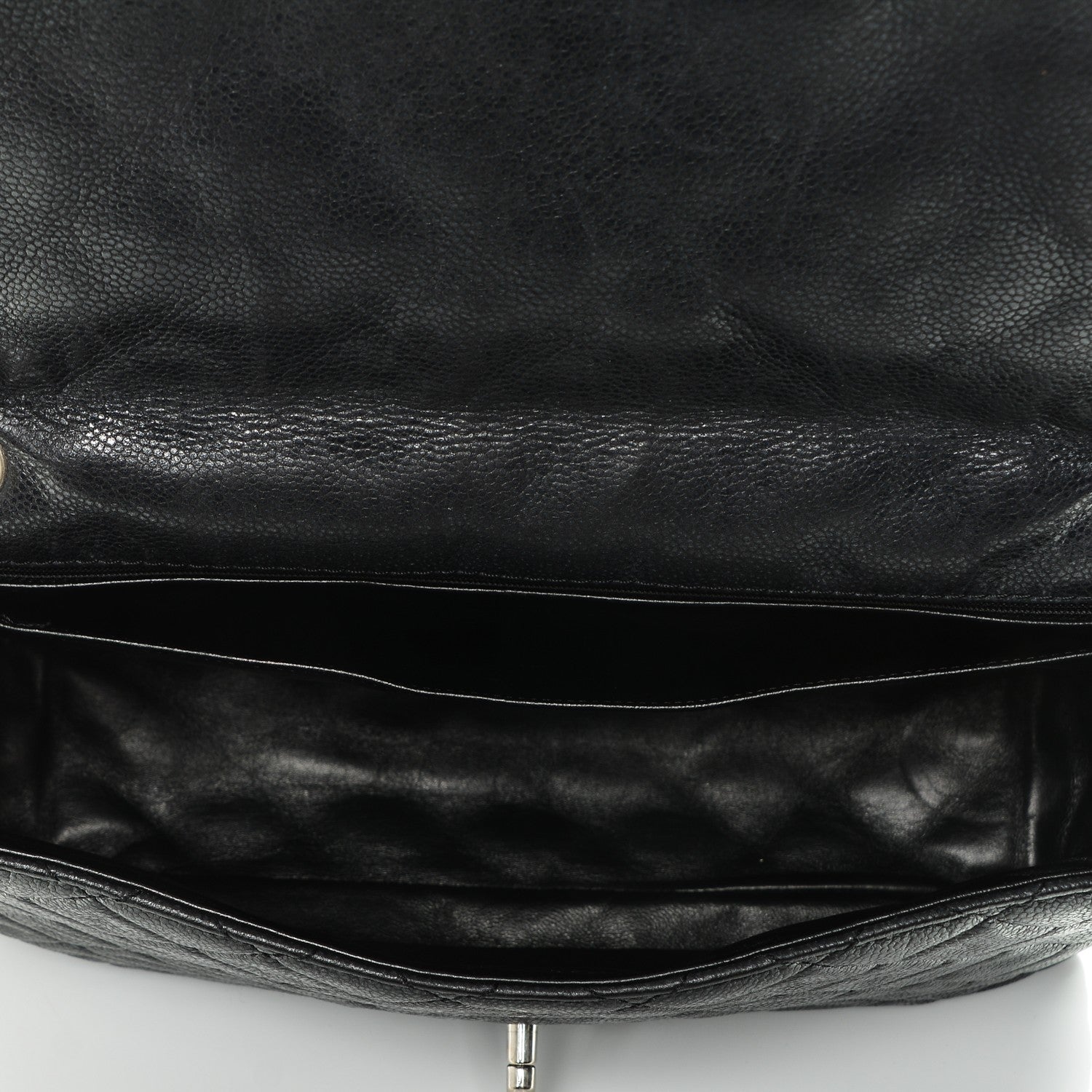 Chanel Washed Caviar Maxi Single Flap Black 5 of 7