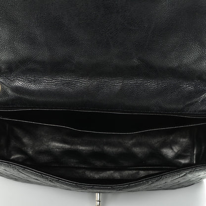 Chanel Washed Caviar Maxi Single Flap Black 5 of 7