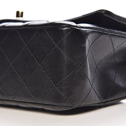 Chanel Lambskin Quilted Mini Rectangular Flap Black 10 of 11