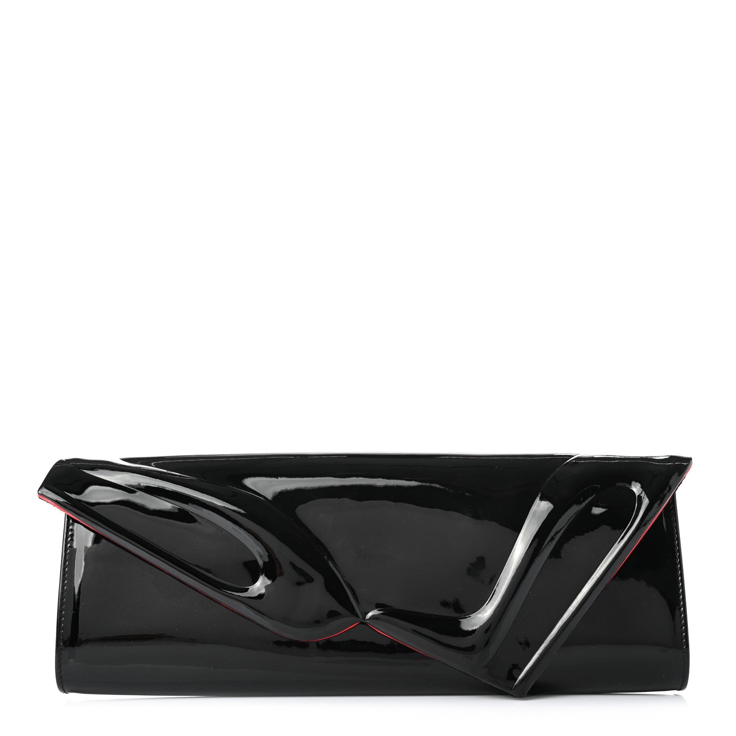 Christian Louboutin Patent Pigalle Clutch Black 1 of 8