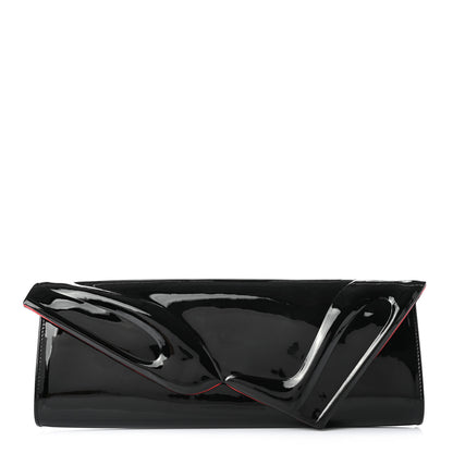 Christian Louboutin Patent Pigalle Clutch Black 1 of 8