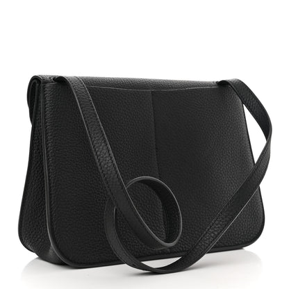 Hermes Taurillon Clemence Halzan 25 Black 3 of 12