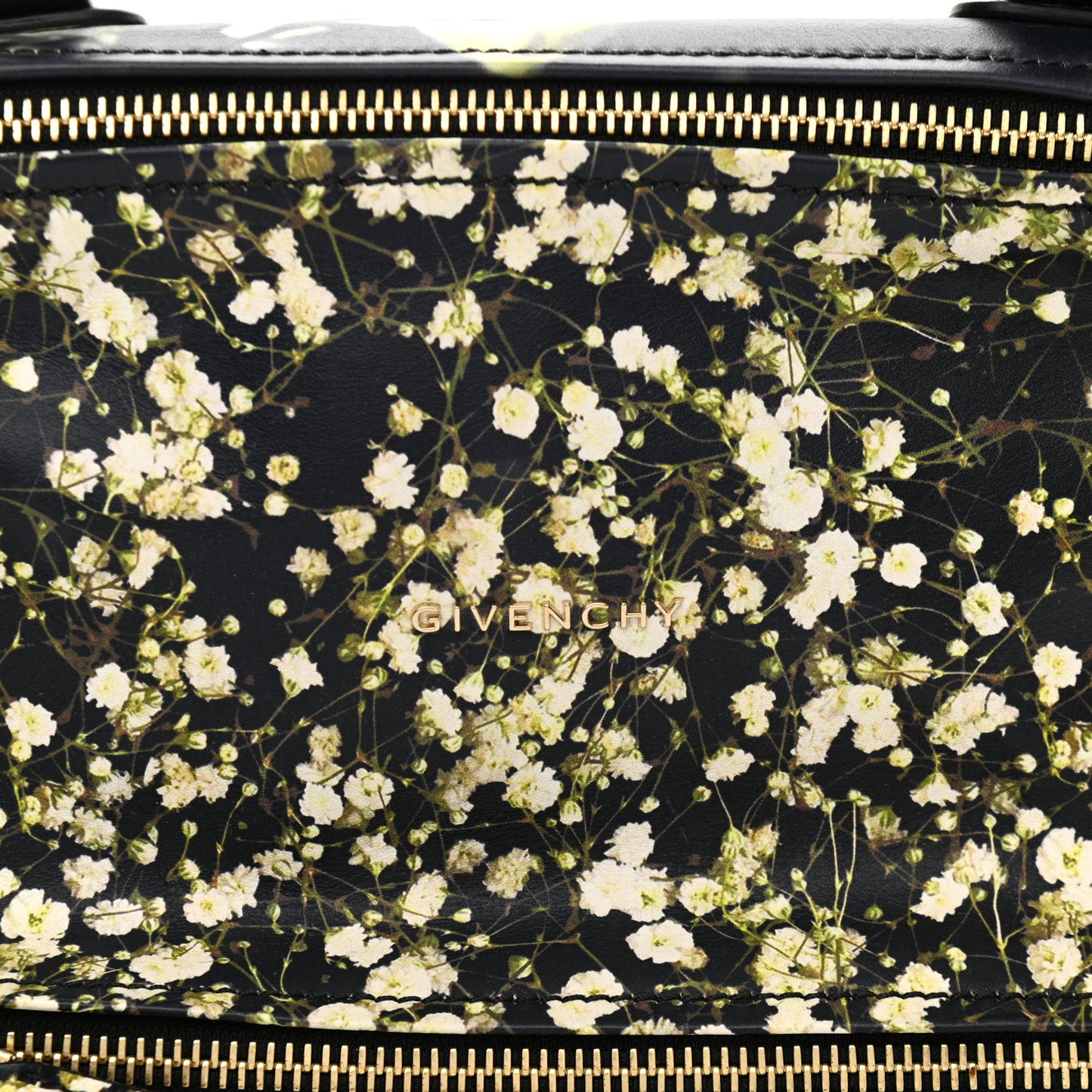 Lambskin Baby's Breath Print Medium Pandora Black