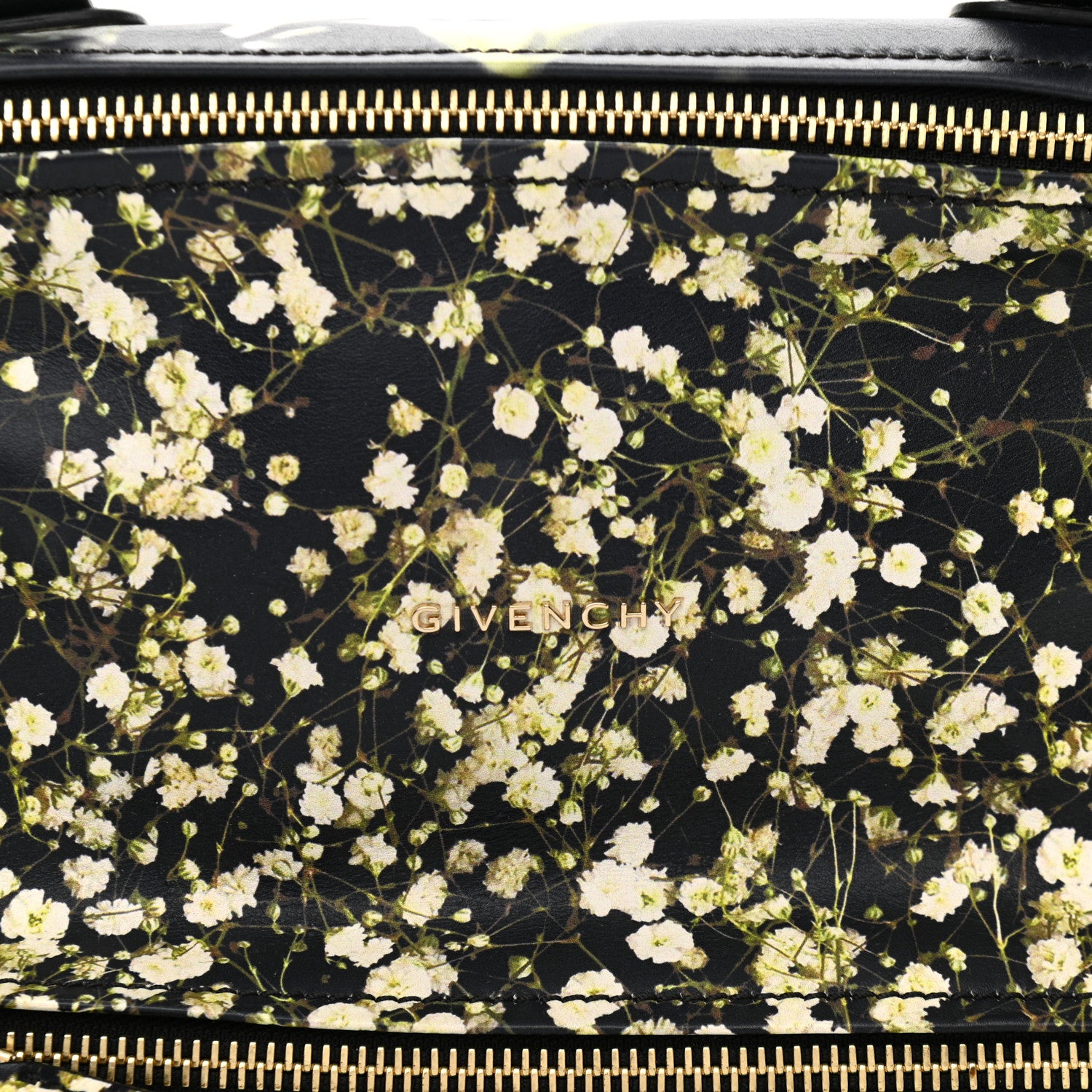 Givenchy Lambskin Baby's Breath Print Medium Pandora Black 8 of 12