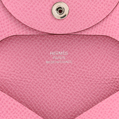 Hermes Epsom Bastia Coin Purse Mauve Sylvestre 6 of 8