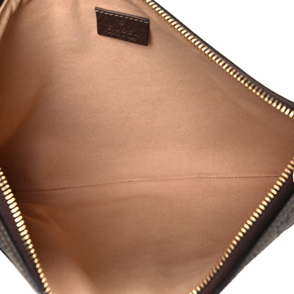 Gucci GG Supreme Monogram Large Ophidia Pouch Clutch Brown 5 of 11