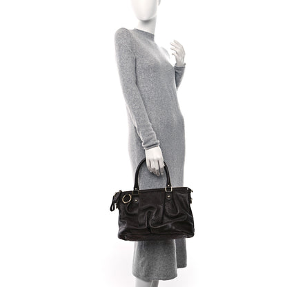Gucci Guccissima Medium Sukey Top Handle Bag Dark Brown 2 of 9