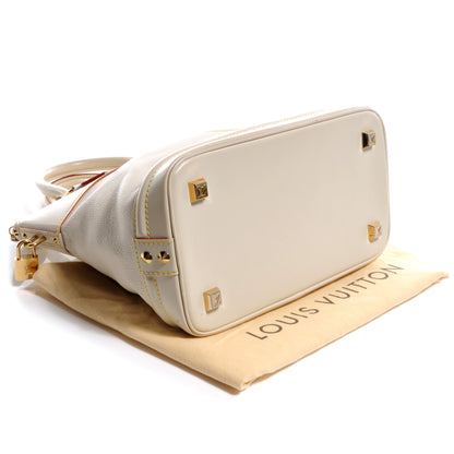 Louis Vuitton Suhali Lockit PM White 4 of 8