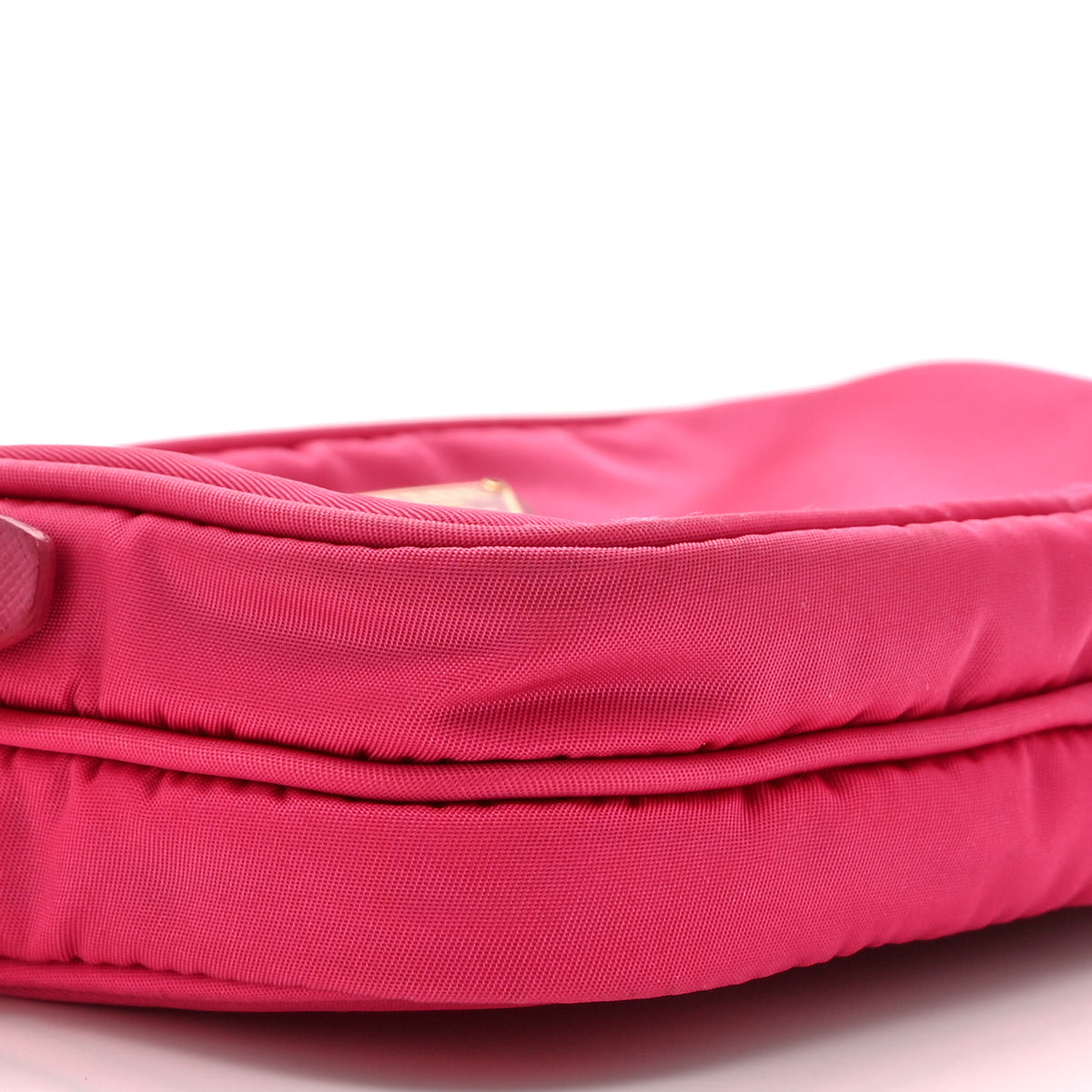 Tessuto Nylon Saffiano Mini Camera Crossbody Fuxia