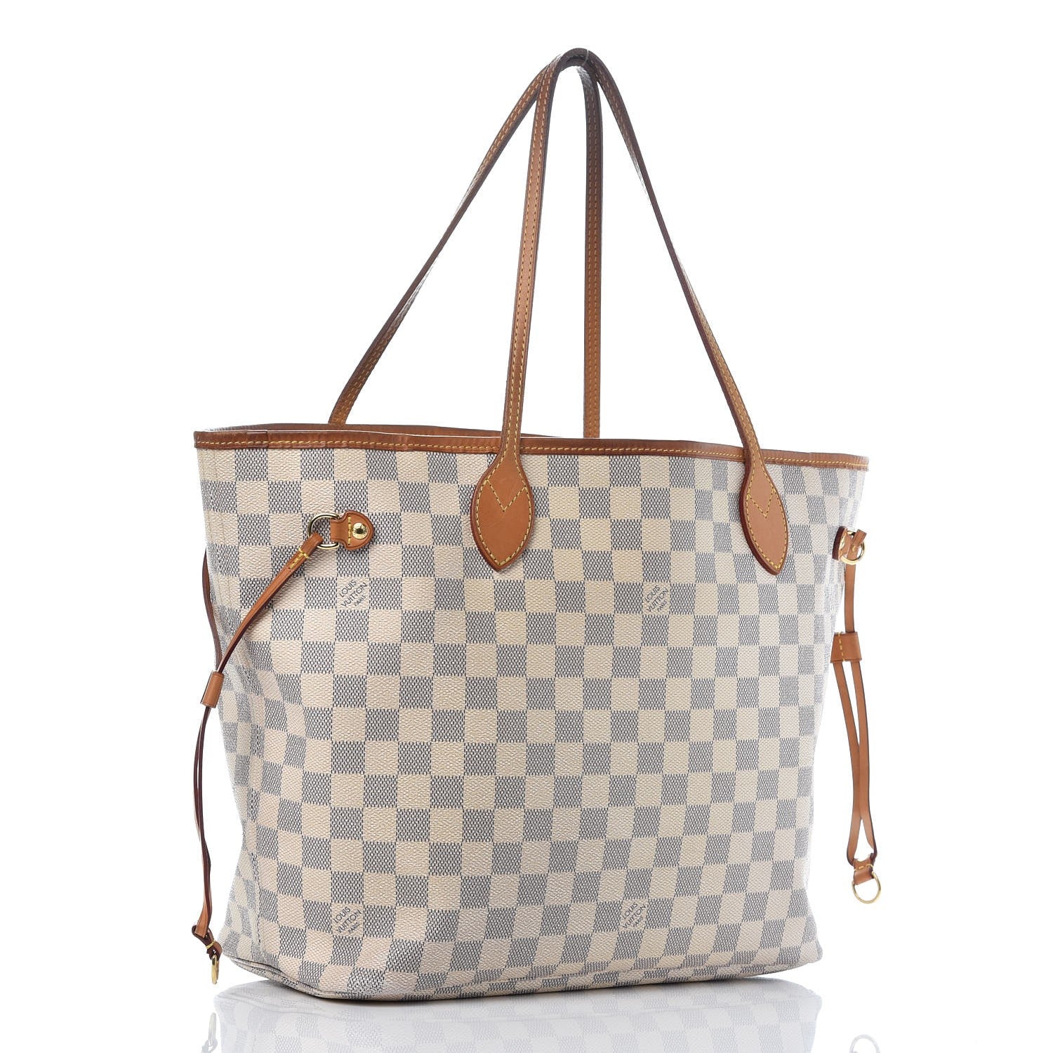 Louis Vuitton Damier Azur Neverfull MM 3 of 20