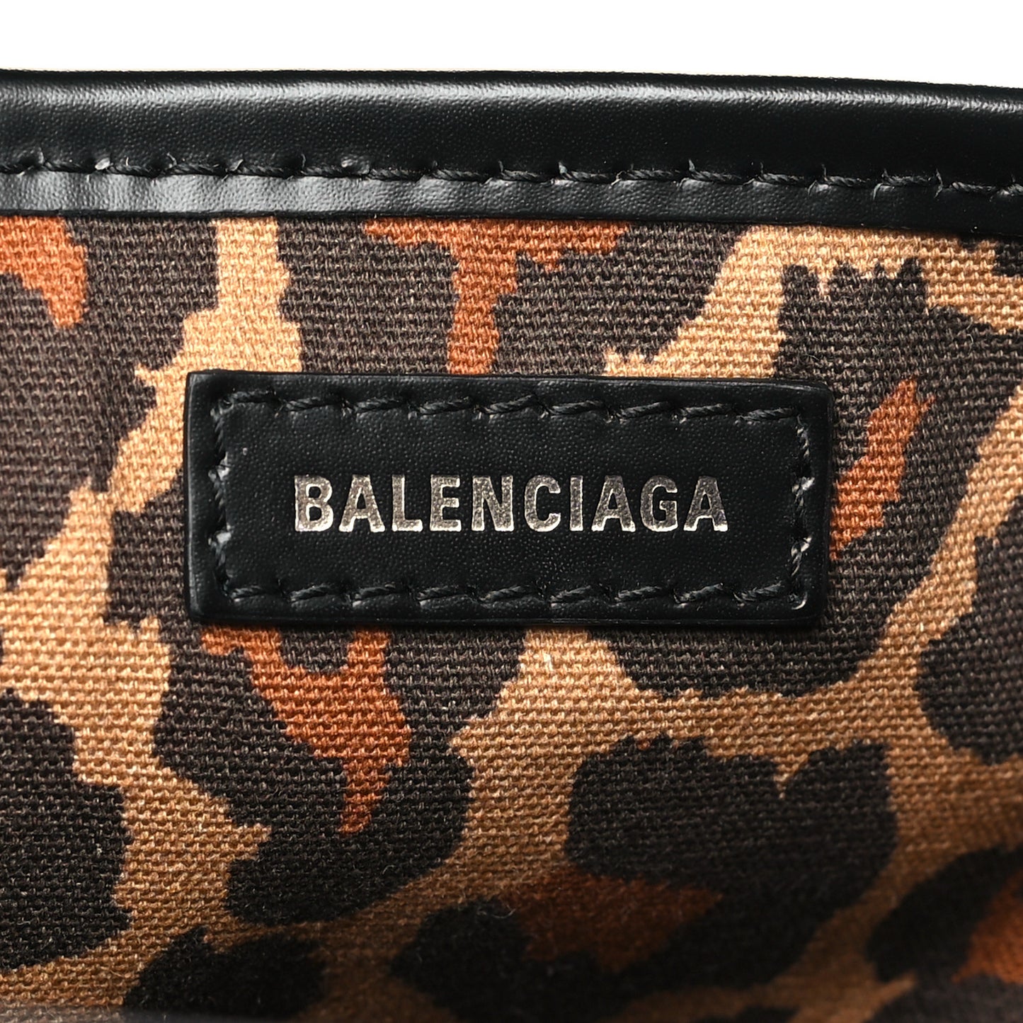 Cotton Canvas Calfskin S Black