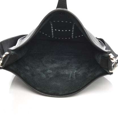 Hermes Taurillon Clemence Evelyne III PM Black 5 of 8