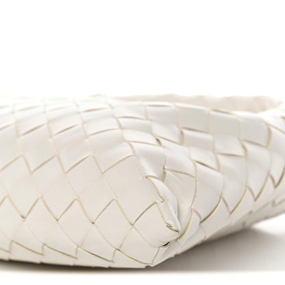 Bottega Veneta Calfskin Intrecciato Mini Hop White 10 of 11