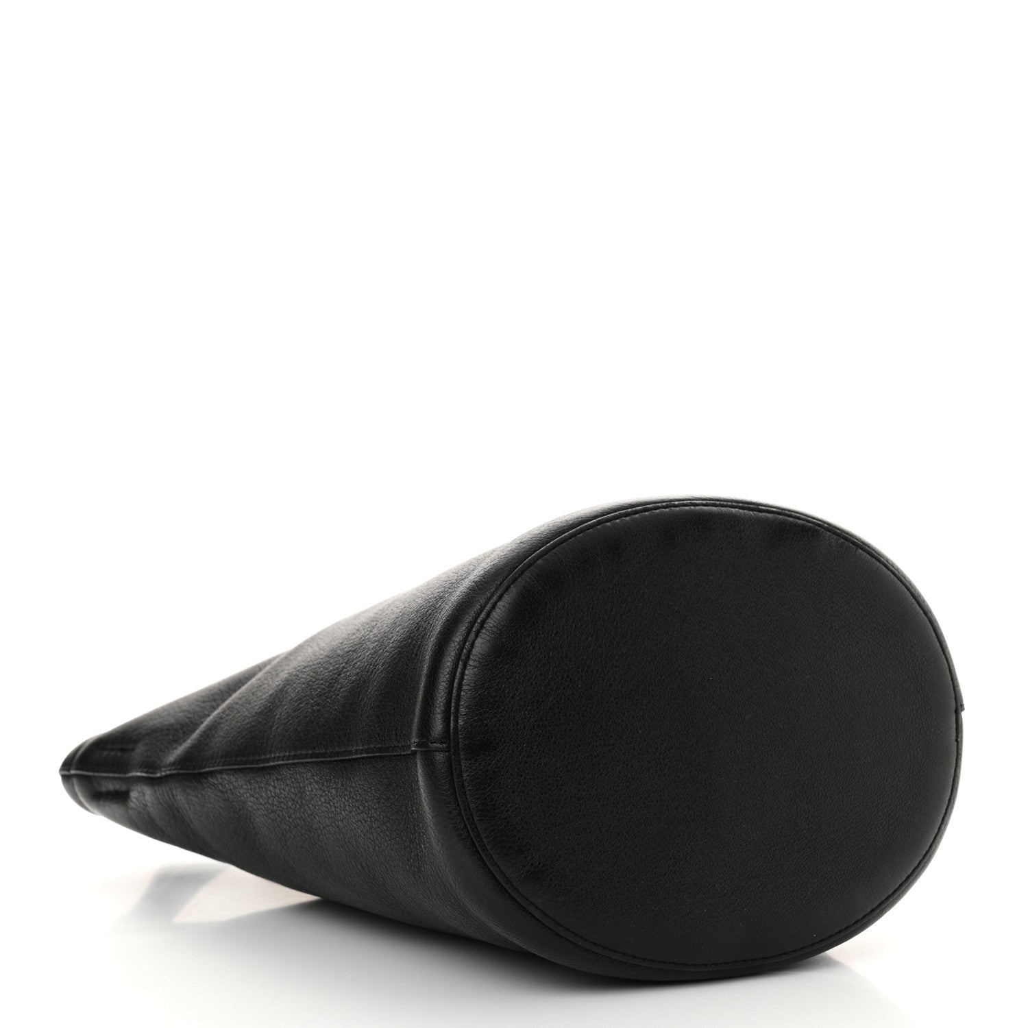 Mansur Gavriel Pebbled Calfskin Zip Bucket Bag Black 4 of 11