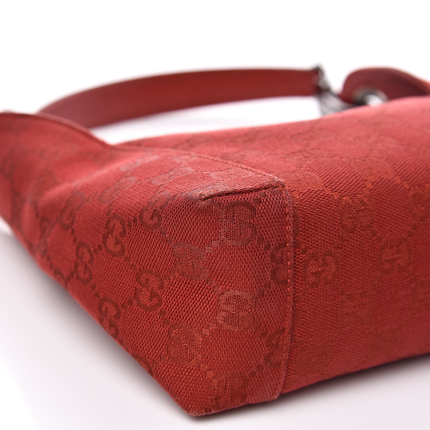 Gucci Monogram Small Hobo Red 8 of 13