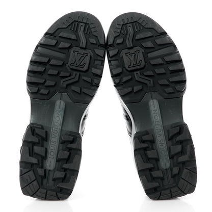 Louis Vuitton Calfskin Mens Millenium Sneakers 10 Black 5 of 14