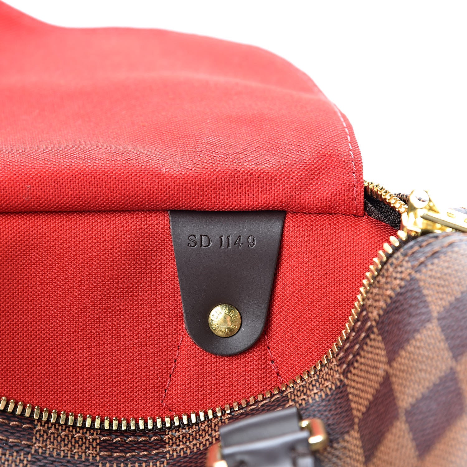 Louis Vuitton Damier Ebene Speedy Bandouliere 25 7 of 10